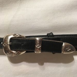 Black Leather Belt